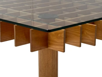 XL Kyoto Graphic Coffee Table by Gianfranco Frattini for Ghianda / Knoll, 1974